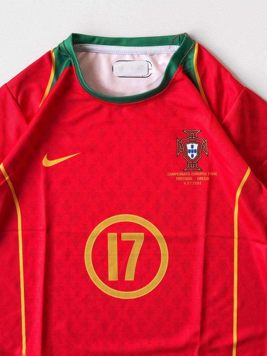 PORTUGAL HOME KIT 2006 EMBROIDERY - RONALDO