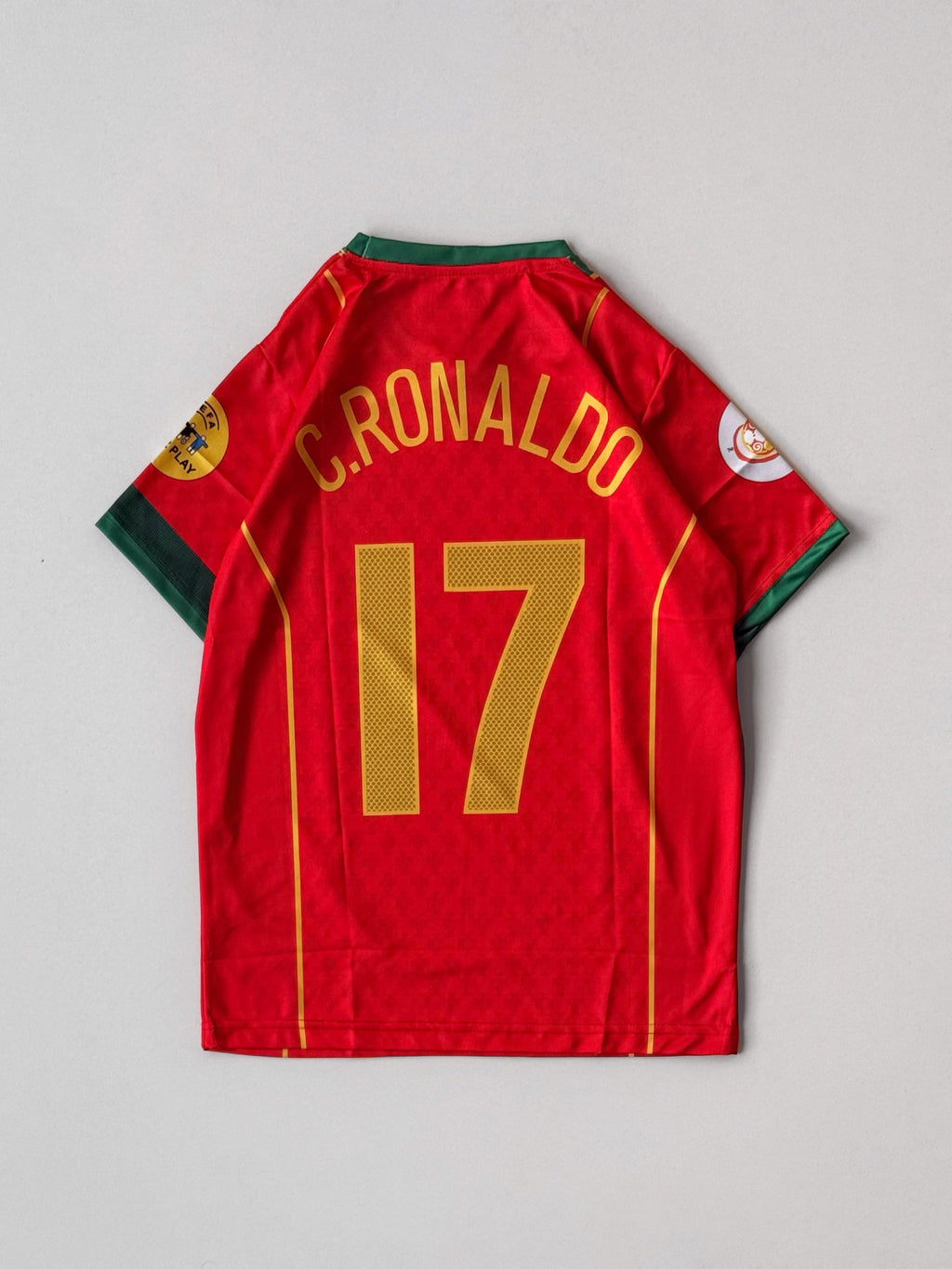 PORTUGAL HOME KIT 2006 EMBROIDERY - RONALDO