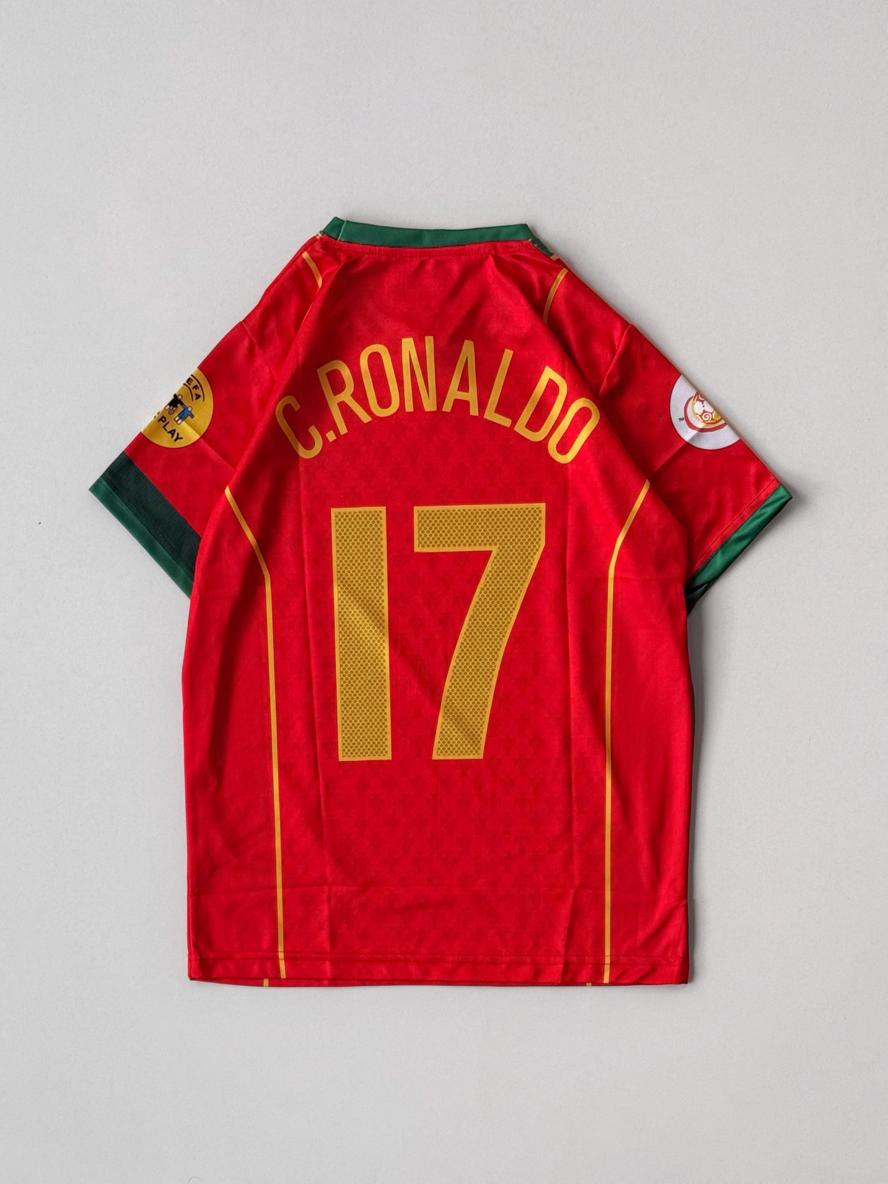PORTUGAL HOME KIT 2006 EMBROIDERY - RONALDO