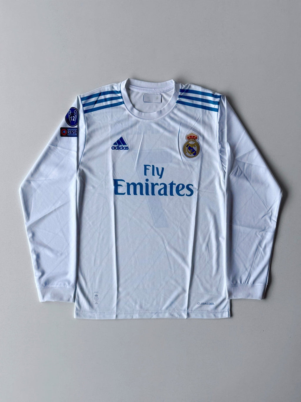 REAL MADRID 2018 HOME FULL SLEEVE EMBROIDERY - RONALDO
