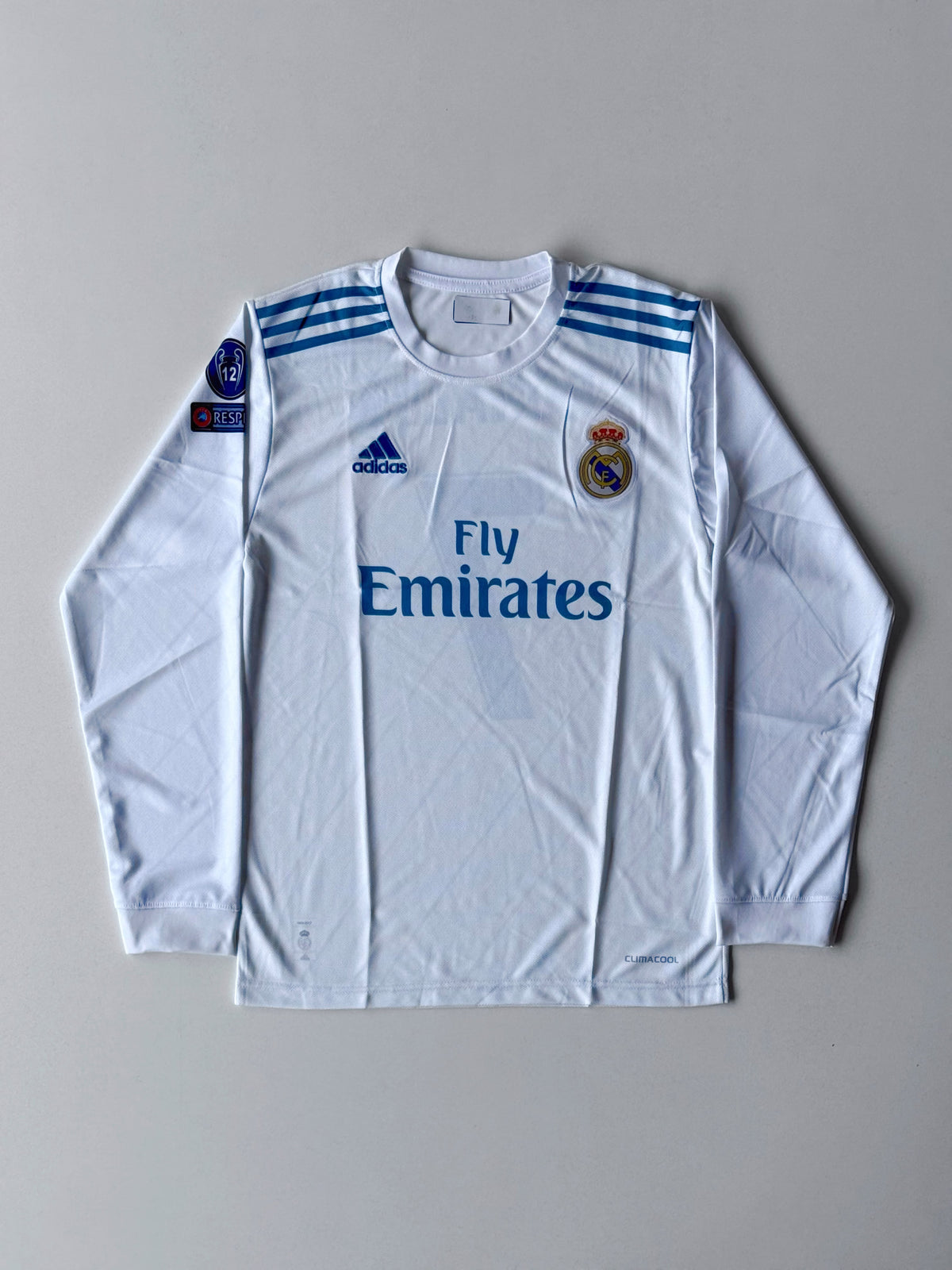 REAL MADRID 2018 HOME FULL SLEEVE EMBROIDERY - RONALDO