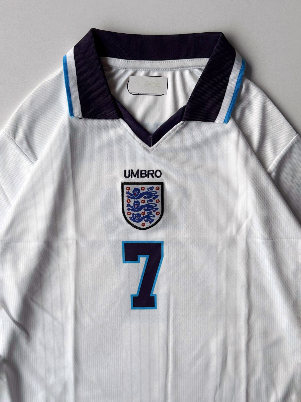 ENGLAND 1998 HOME EMBROIDERY - BECKHAM