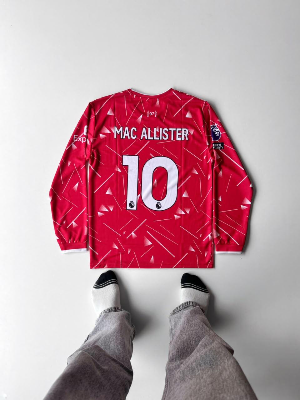 LIVERPOOL HOME KIT FULL SLEEVE MAC ALICSTER