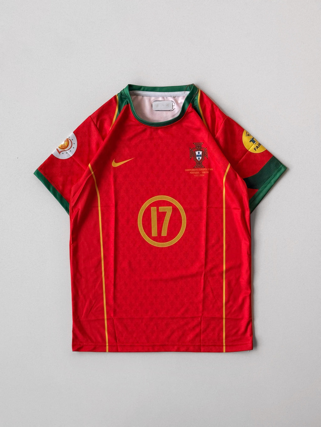 PORTUGAL HOME KIT 2006 EMBROIDERY - RONALDO