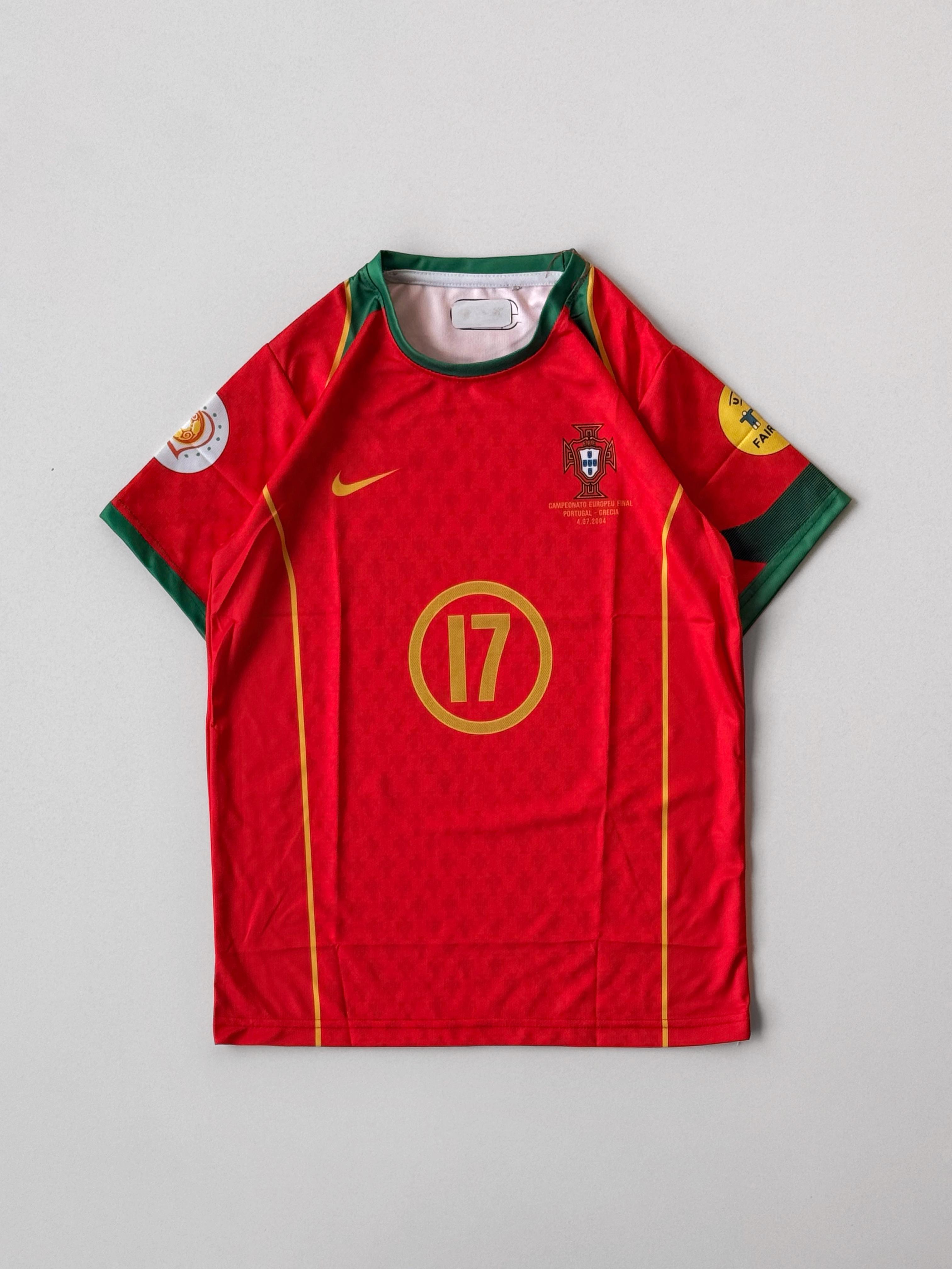 PORTUGAL HOME KIT 2006 EMBROIDERY - RONALDO