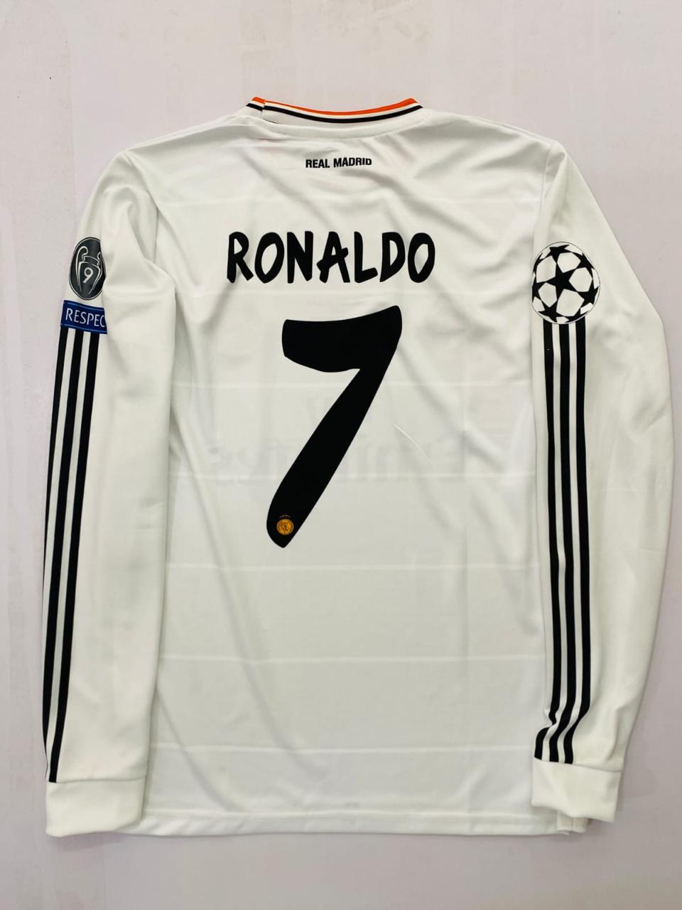REAL MADRID 2014/15 HOME FULL SLEEVE EMBROIDERY - RONALDO