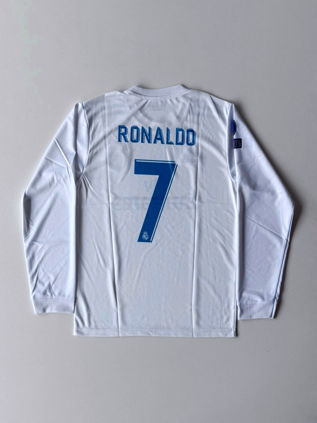 REAL MADRID 2018 HOME FULL SLEEVE EMBROIDERY - RONALDO