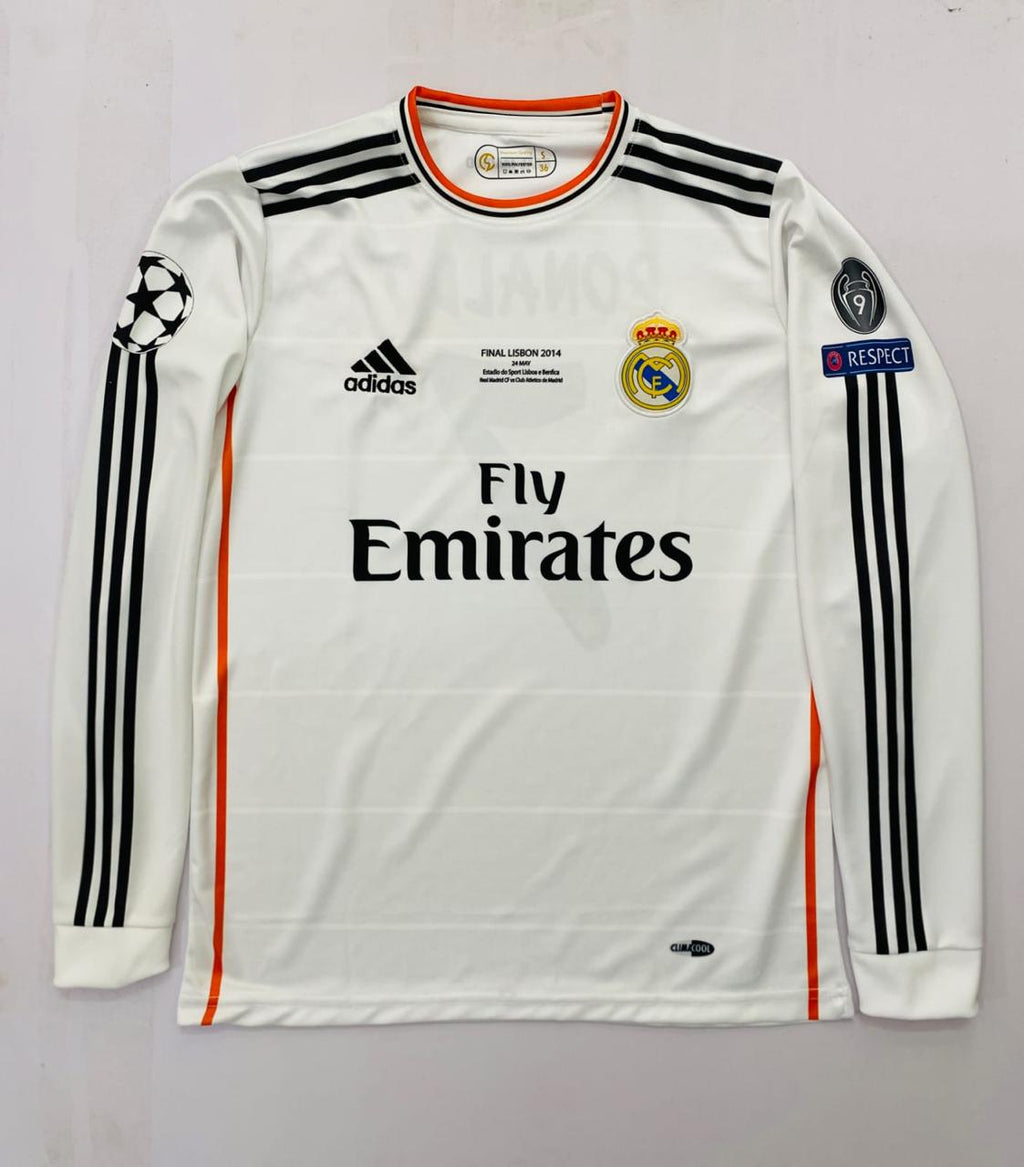REAL MADRID 2014/15 HOME FULL SLEEVE EMBROIDERY - RONALDO